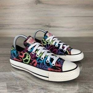 Converse Chuck Taylor Peace Love shoes size 7